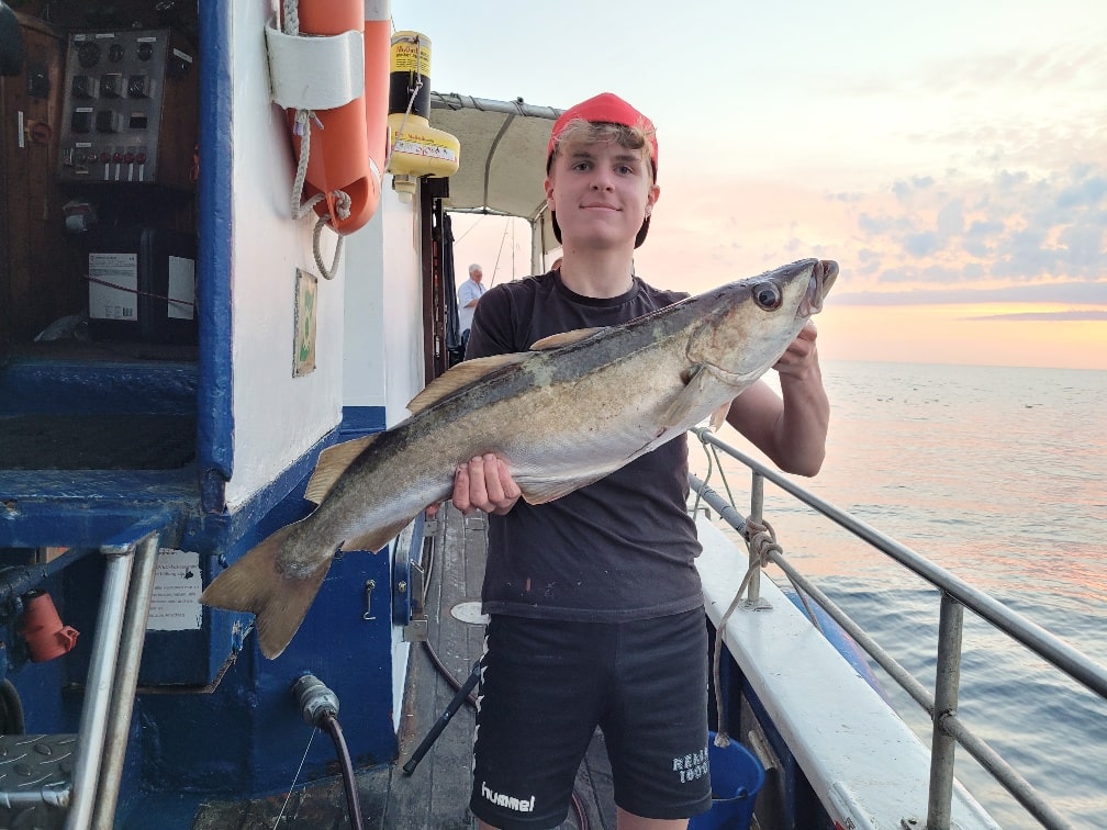 jule hirtshals hochseeangeln gelbes riff dänemark dorschangeln